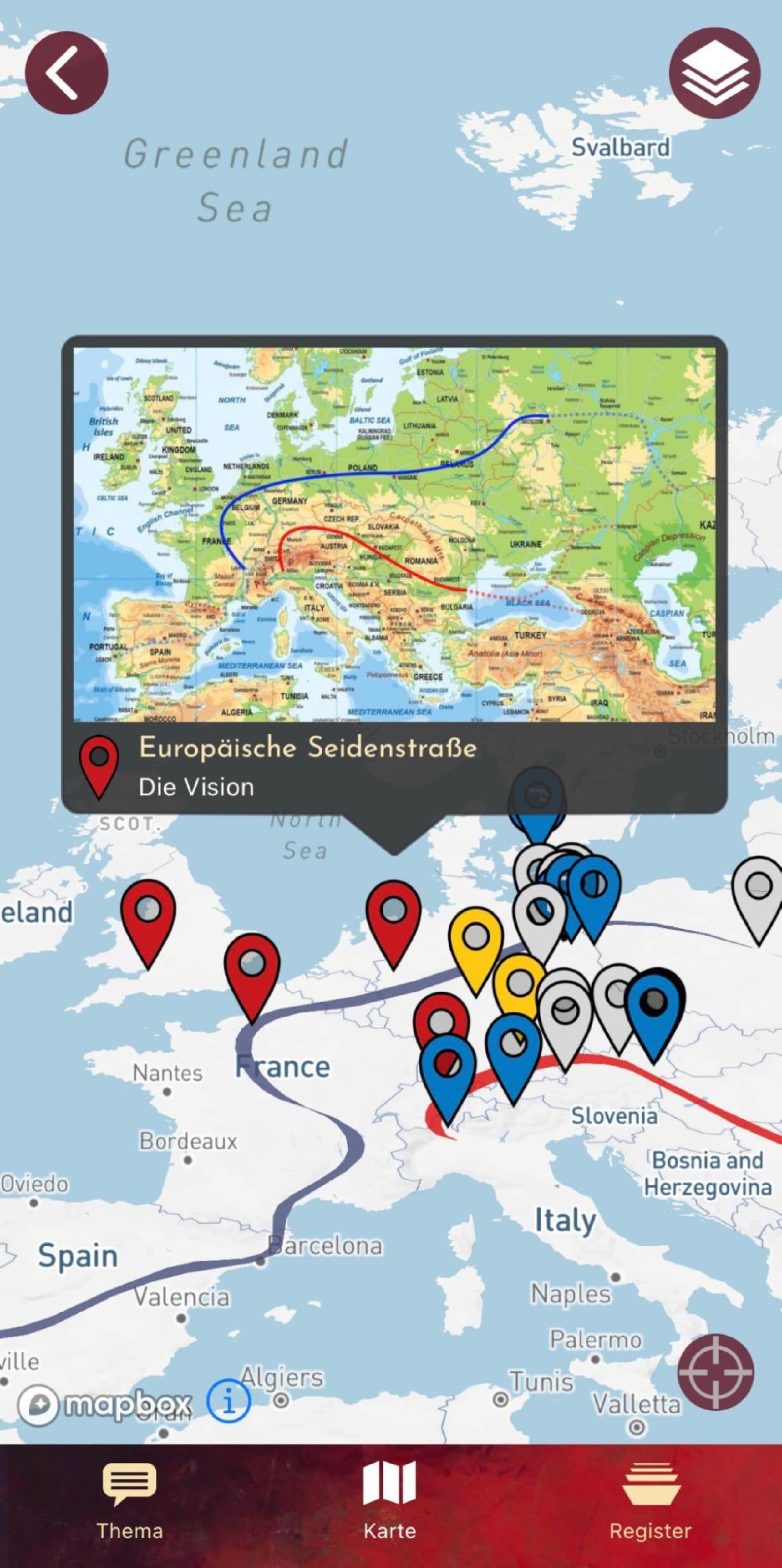 european-silk-road-app-screen-map